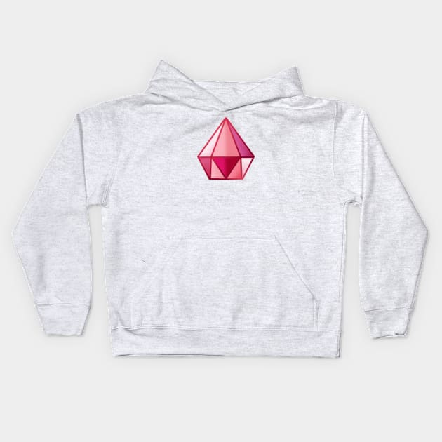 Pink Diamond Kids Hoodie by Smilla